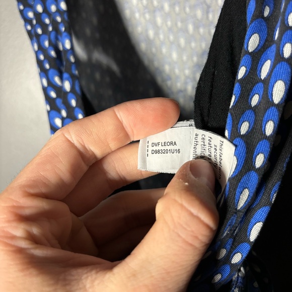 Diane Von Furstenberg Leora Faux Wrap Silk Jersey Sheath Dress Size 8 - Picture 6 of 6